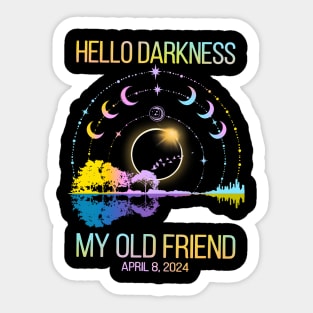 Total Solar Eclipse, Eclipse 2024, Twice In A Lifetime 2017 2024, Funny Solar Eclipse 4.08.24 Sticker